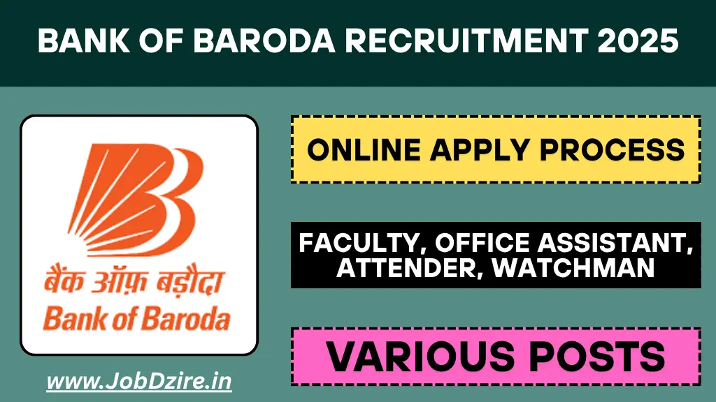 Bank of baroda Recruitment 2025