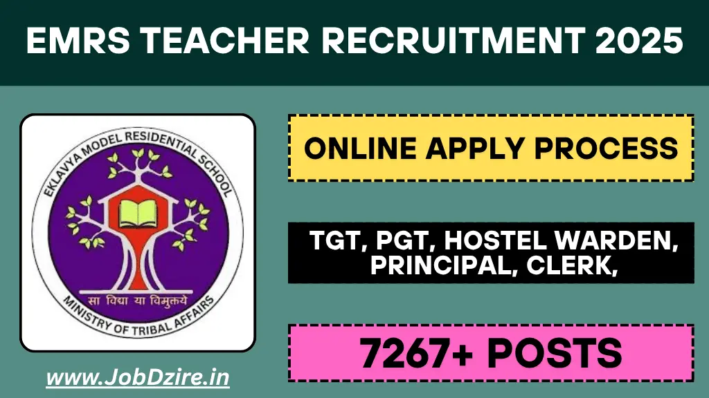 EMRS Teacher Recruitment 2025