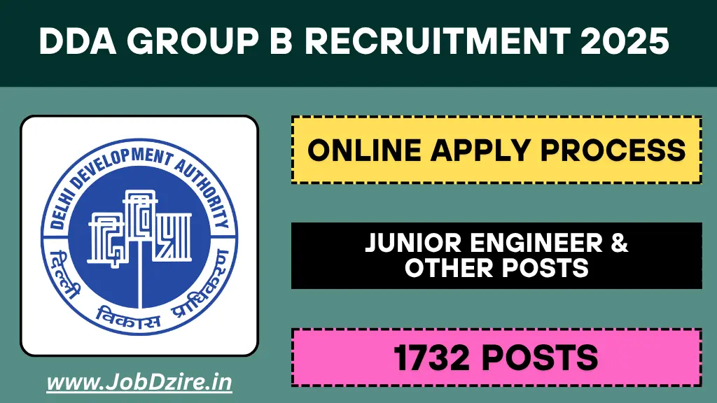 DDA Group B Recruitment 2025