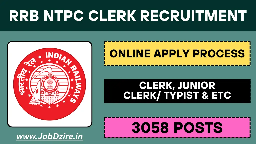 RRB NTPC Clerk Recruitment