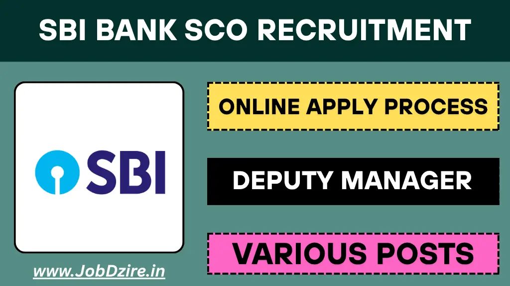 SBI Bank SCO Recruitment